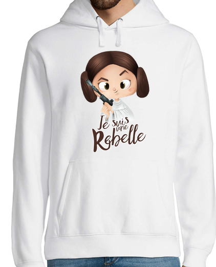 Sweat-shirt À Capuche Pour Homme je suis une rebelle