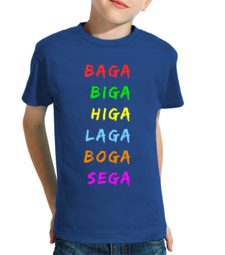 Tee Shirt Pour Enfant Manche Courte baga biga