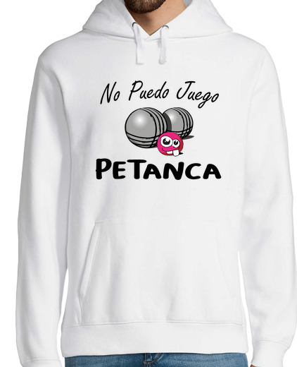 Sweat-shirt À Capuche Pour Homme no puedo juego petanca