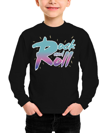 Camiseta Niño Manga Larga Niño, manga larga, negra laTostadora