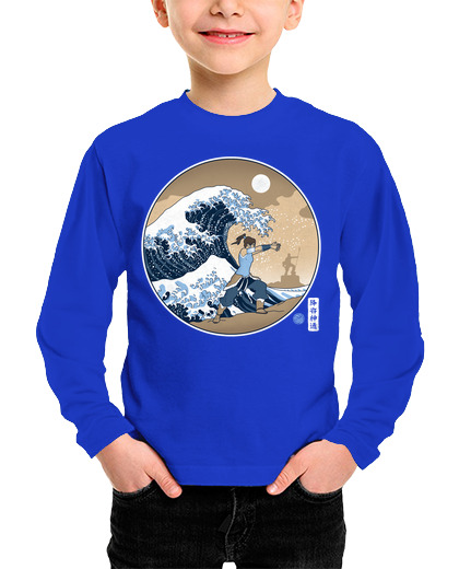 Camiseta Niño Manga Larga la gran ola de la ciudad republicana laTostadora