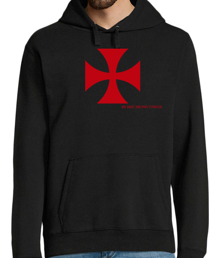 Sweat-shirt À Capuche Pour Homme in hoc signo vinces