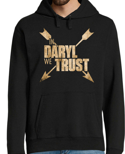 Sweat-shirt À Capuche Pour Homme en daryl nous avons confiance (les dead