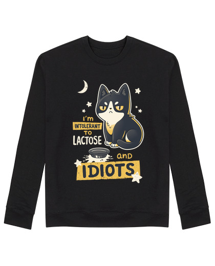 Sweat Unisexe sweat chat intolérant au lactose