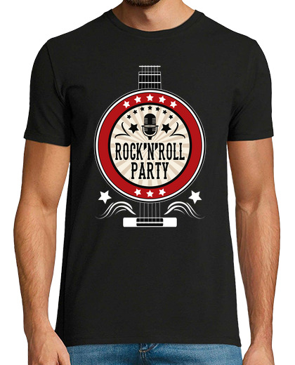 Image of rock and roll party vintage party usa t shirt