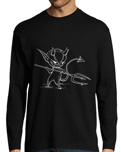 Image of demon b - long manga t shirt - t shirt