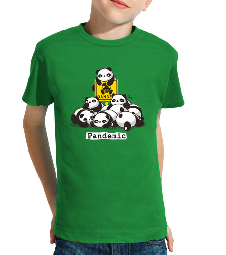 T-shirt bambino manica corta pandemia