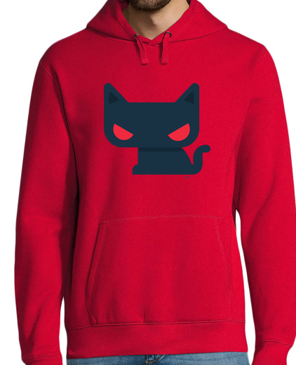 Image of cat man sweatshirt - various colors and sizes