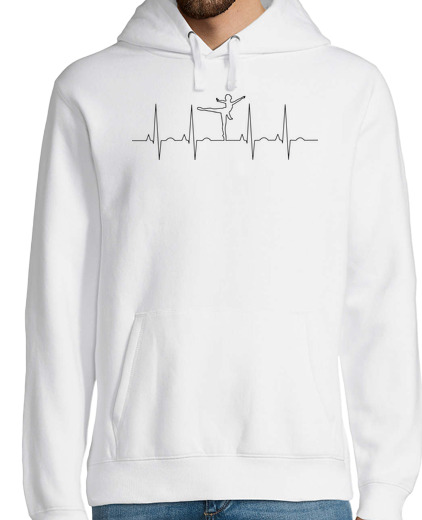 Sweat-shirt À Capuche Pour Homme échocardiogramme