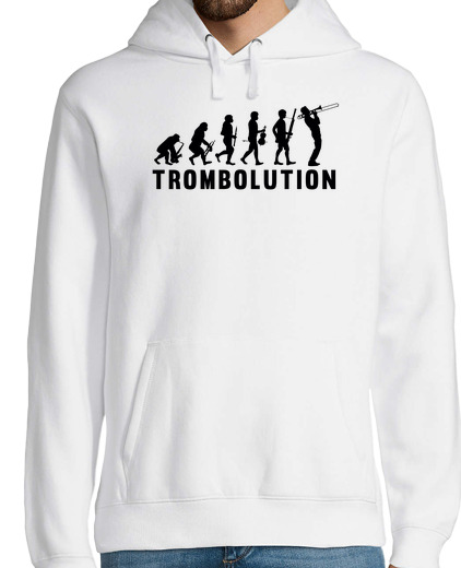 Sweat-shirt À Capuche Pour Homme évolution du trombone