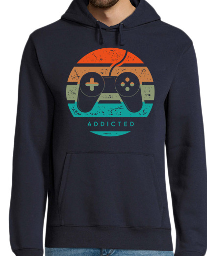 Sweat-shirt À Capuche Pour Homme Addicted jeux video