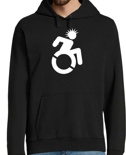 Sweat-shirt À Capuche Pour Homme sweatshirt punk estropié homme