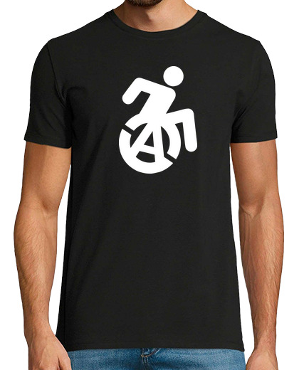 Image of body anarkía. short manga t shirt man