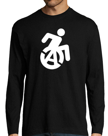 Image of body anarkía. long manga t shirt man