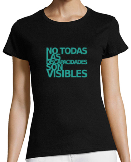 Image of not all are visible women's short manga t shirt