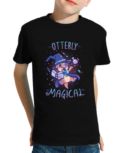 Tee Shirt Pour Enfant Manche Courte otterly magic - shirt enfant