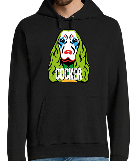 Sweat-shirt À Capuche Pour Homme Cocker