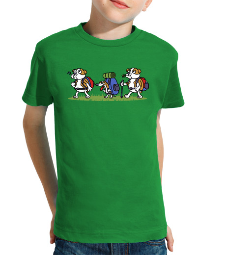 T-shirt bambino manica corta il trekking