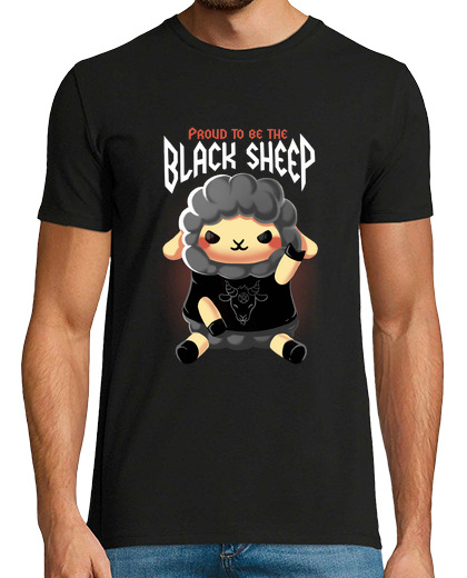 Image of black sheep - heavy metal cute sheep