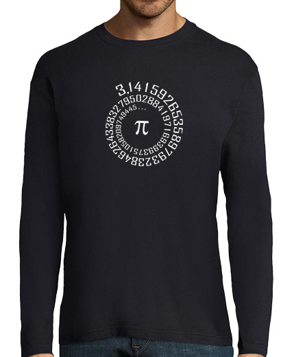 Image of irrational number pi - maths t shirt - t shirt