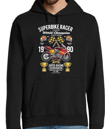 Sweat-shirt À Capuche Pour Homme Superbe coureur