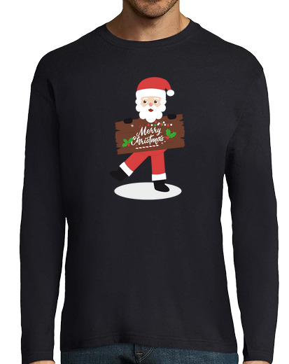 Image of Merry Christmas Men Long-sleeve T-shirt
