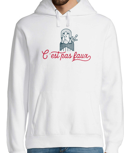 Sweat-shirt À Capuche Pour Homme C'est pas faux