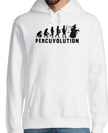 Sweat-shirt À Capuche Pour Homme évolution percussion