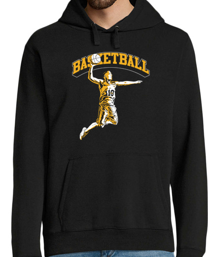 Sweat-shirt À Capuche Pour Homme basketball fan cadeau