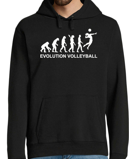 Sweat-shirt À Capuche Pour Homme volleyball évolution