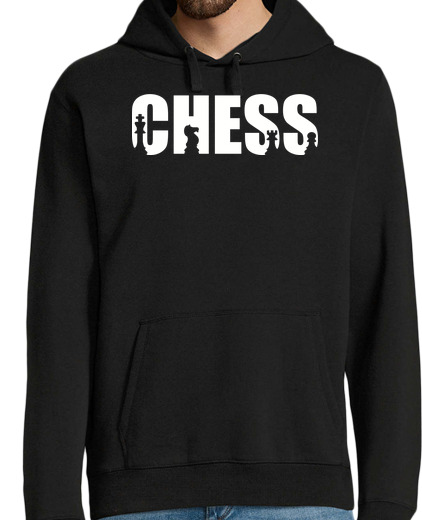 Sweat-shirt À Capuche Pour Homme échecs