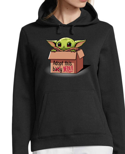 Sweat-shirt À Capuche Pour Femme adopter un jedi