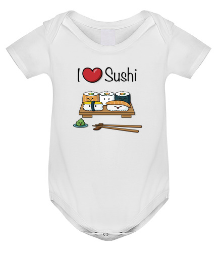 Body neonato amo il sushi