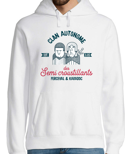 Sweat-shirt À Capuche Pour Homme Semi croustillants