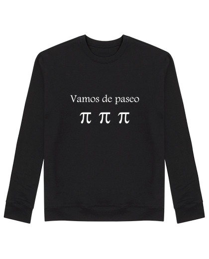 Sweat Unisexe allons faire un tour pi pi pi. (blanc)