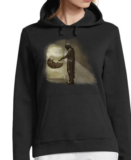 Image of mandalorian color, sweatshirt woman