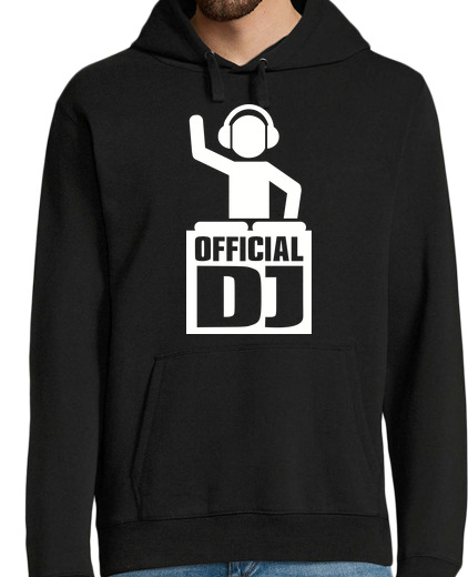 Sweat-shirt À Capuche Pour Homme dj officiel