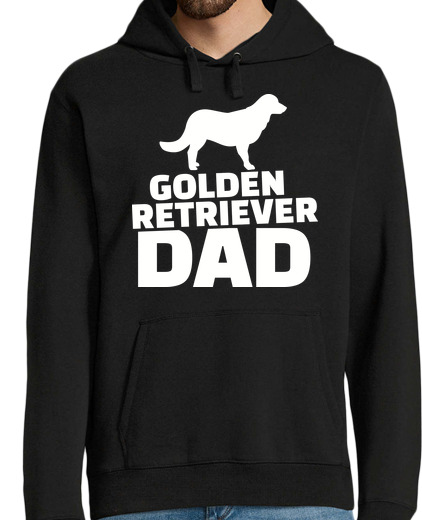 Sweat-shirt À Capuche Pour Homme papa golden retriever