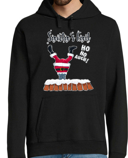 Sweat-shirt À Capuche Pour Homme échec du père noël