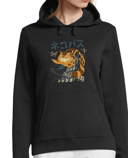 Sweat-shirt À Capuche Pour Femme bus de chat kong