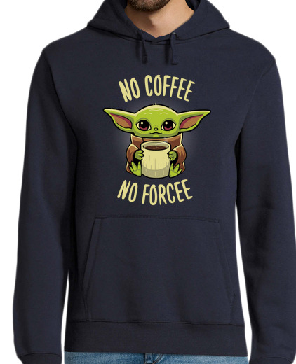 Sweat-shirt À Capuche Pour Homme pas de coffee pas de force