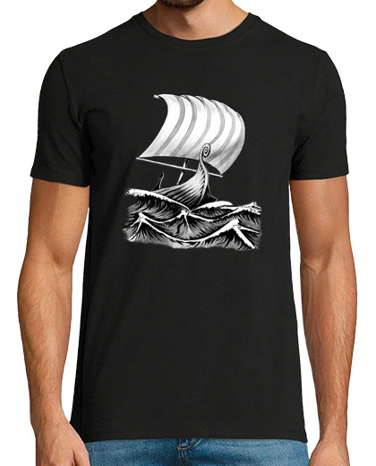 Image of Viking ship black