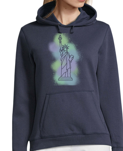 Sweat-shirt À Capuche Pour Femme la liberté