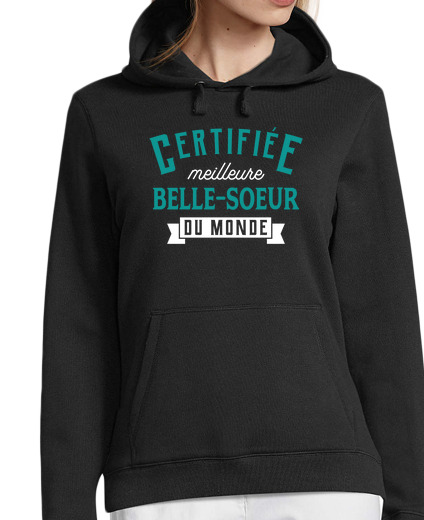 Sweat-shirt À Capuche Pour Femme Meilleure belle soeur cadeau