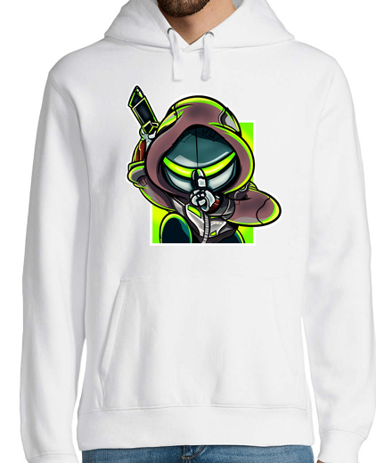 Sweat-shirt À Capuche Pour Homme genji vert