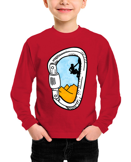 Camiseta Niño Manga Larga Niño, manga larga, rojo laTostadora