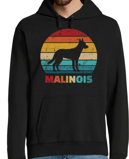 Sweat-shirt À Capuche Pour Homme millésime malinois