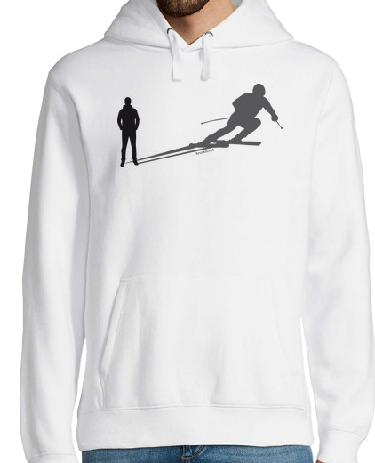 Sweat-shirt À Capuche Pour Homme ski de fond