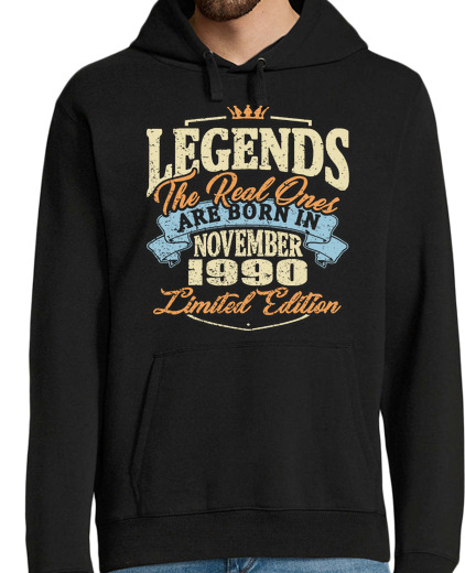 Sweat-shirt À Capuche Pour Homme né en novembre 1990