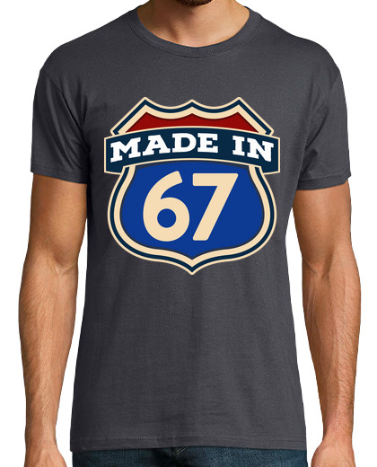Image of made in 67 born in 1967 sign usa gift birthday